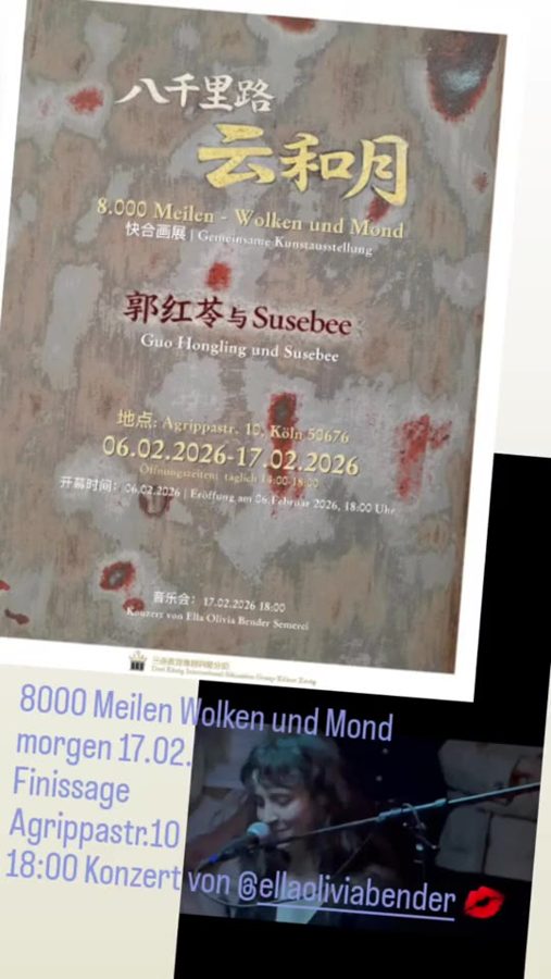 Announcement of the closing concert by Ella Olivia Bender Semerci